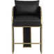 Baz 37 inch Napa Black Counter Stool
